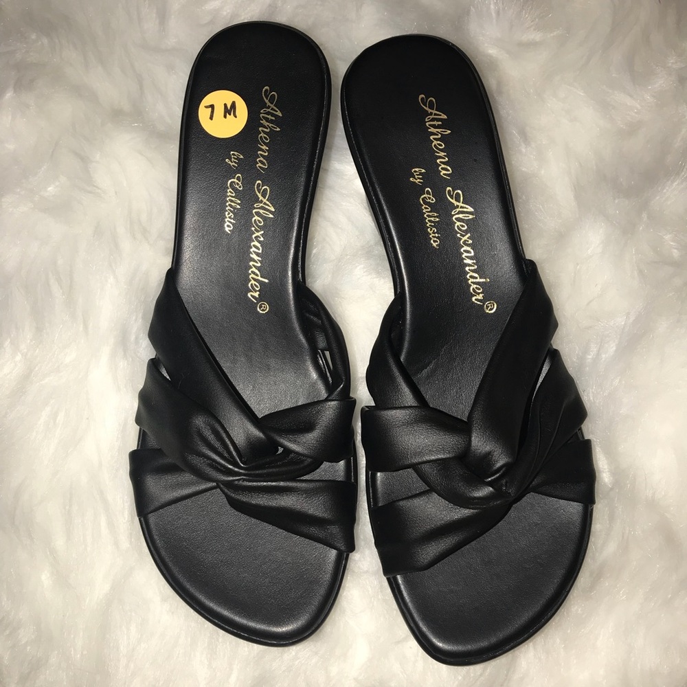 Black Comfortable Heels Brand New Size 7